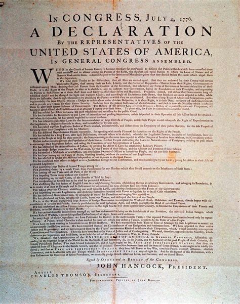 The declaration of independence is the most famous and iconic document in america, and all of declarations of independence have been produced in hundreds, even thousands of other nations. Man Became a Millionaire After Finding a Copy of the ...