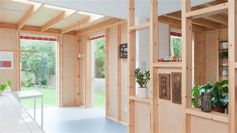 A London Town House Gets An Open Feel With Plywood Partitions