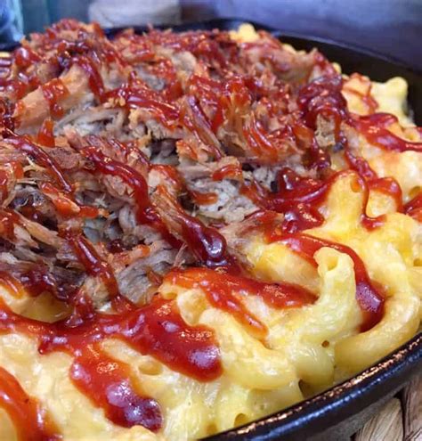 Leftover Bbq Pulled Pork Mac And Cheese Norines Nest