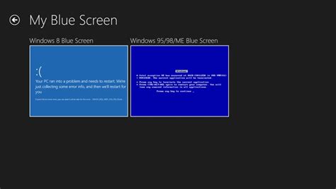 My Blue Screen For Windows 8 And 81