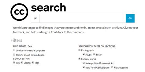 You Can Now Try The New Creative Commons Search Engine