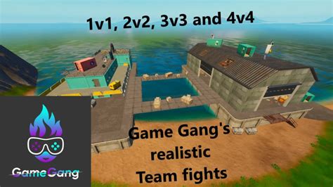 Gamegang Realistic 1v12v23v34v4 Jureflex Fortnite Creative Map