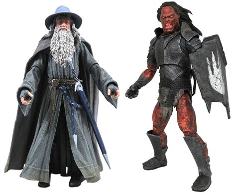 Lord Of The Rings Select 7 Inch Action Figure Series 4 Set Of 2 Gan