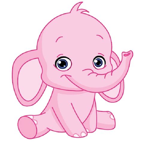 Download High Quality baby elephant clipart pink Transparent PNG Images png image