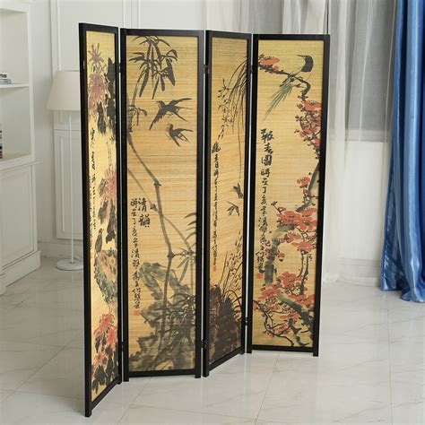Myt Decorative Chinese Calligraphy Design Wood And Bamboo Hinged 4