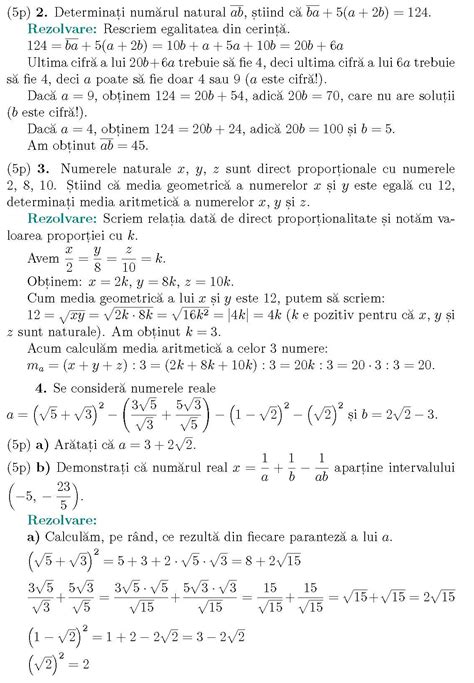 Au început evaluările naționale, cu elevii de clasa a șasea. REZOLVARI Subiecte Simulare - Evaluare Nationala 2019 ...