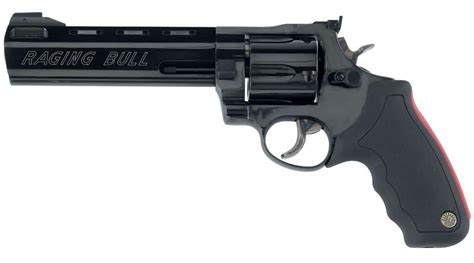 Taurus Model 444 Raging Bull 44 Magnum Black Revolver 6