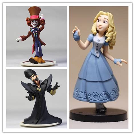 Pcs Lot Cm Alice In Wonderland Figure Toys Alice And Mad Hatter TIME Collection Figures Toys