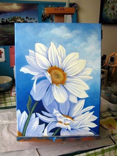 80 Excellent But Simple Acrylic Painting Ideas For Beginners Flower