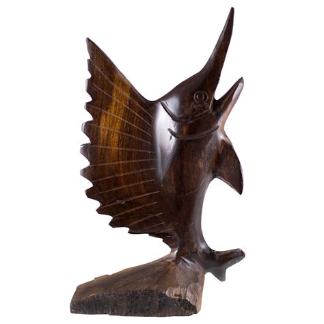 Wood carving hobby requires you to filter information, but here you can check the best wood carving tools reviews at one place! Sailfish Hand Carved Ironwood Wood Fish Figurine 6 | Wood ...