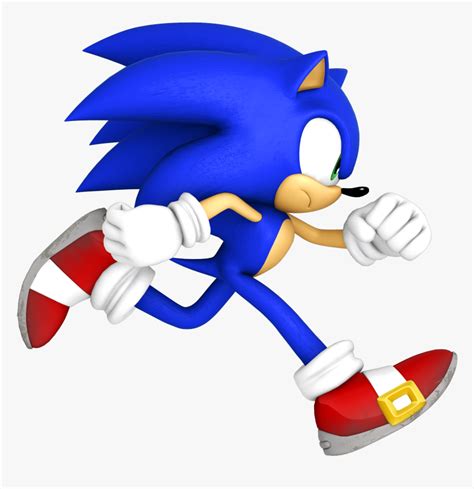 Sonic The Hedgehog Running Fast