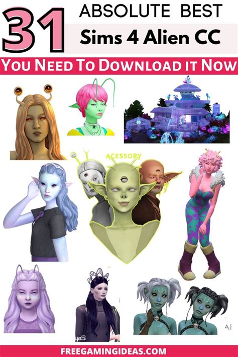 33 Magical Sims 4 Alien Mods Free To Download Sims 4 Sims 4 Cc