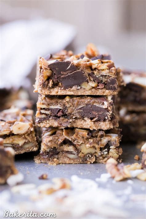 Photography, styling, and recipe development by rachel conners. Paleo Magic Cookie Bars (Gluten Free + Vegan) | Recipe in ...