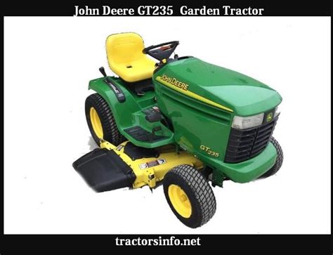 John Deere Gt235 Price Specs Reviews And Attachments 2023