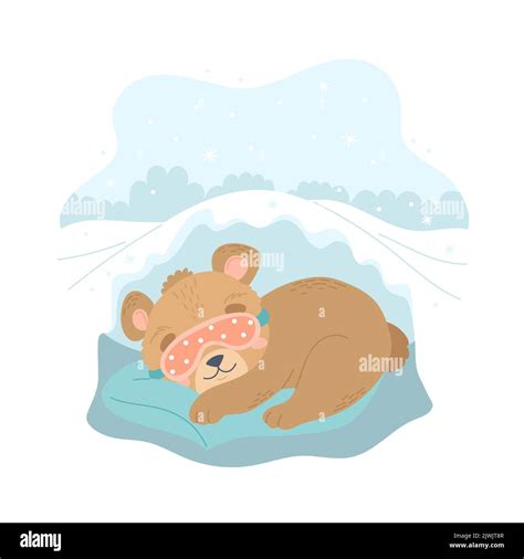 Bear Sleeping In Cave Stock Vector Images Alamy