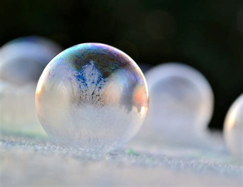 Beautiful Frozen Bubbles