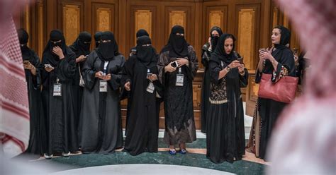 Cellphones In Hand Saudi Women Challenge Notions Of Male Control The
