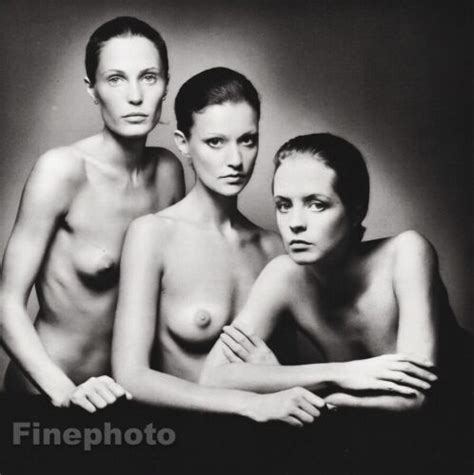 Vintage JEANLOUP SIEFF Female Nude Trio Women Fashion Model Photo Art X EBay