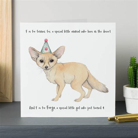 Yep, we've got cute animals happy birthday ecards & greeting cards. Personalised Animal Birthday Card By Dani Williams Art & Illustration | notonthehighstreet.com