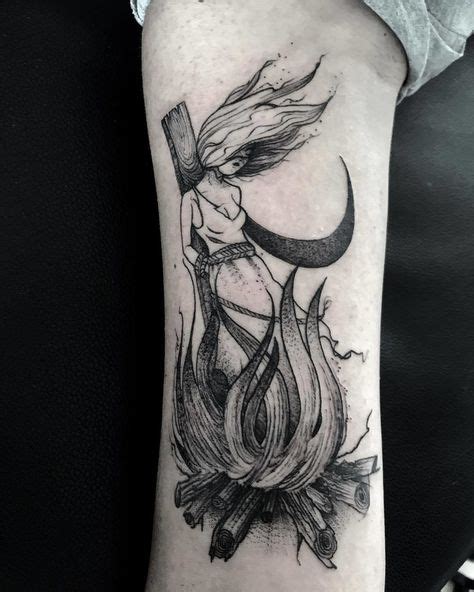 25 “burning Witches Tattoos” Ideas In 2021 Witch Tattoo Tattoos