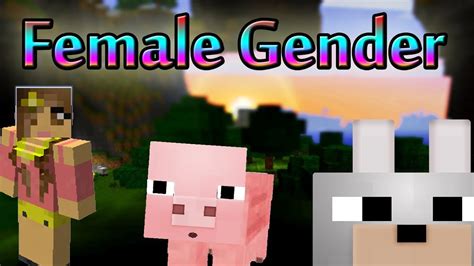 Minecraft Mods Female Gender Option 132 Review And Tutorial Youtube