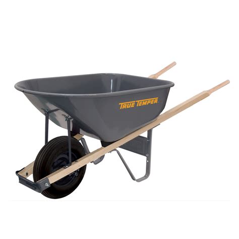 Steel wheelbarrows are definitely a tough, durable purchase that will probably last for a lifetime. Murdoch's - True Temper - 6 Cubic Foot Steel Wheelbarrow