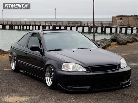 The honda civic lx 1999 is a wonderful and reliable car. Wheel Offset 1999 Honda Civic Nearly Flush Air Suspension ...
