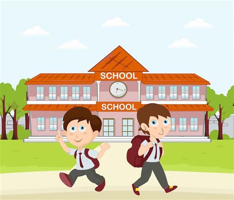 Premium Vector Back To School Go Home After New Normal Flat Design