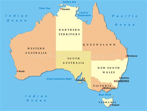 Map Of Australia Showing Location Of Perth Download Scientific Diagram