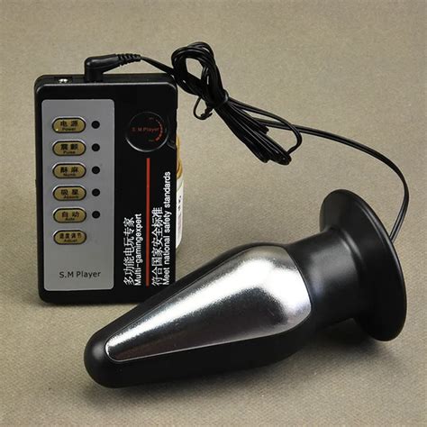 Electric Shock Anal Toys Anal Plug Butt Plug Medical Themed Toy Pulse Physical Therapy Adult
