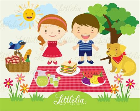 Picknick Clipart Picnic Basket Clipart Picnic Area Summer Picnic