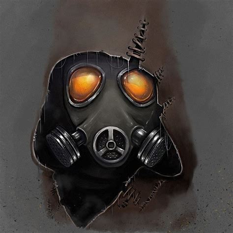 Pin By Kenne On Street Art Gas Mask Art Gas Mask Fallout Fan Art