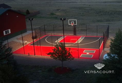 Versacourt Home And Backyard Basketball Court Photos