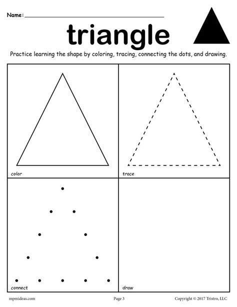 Worksheets and no prep teaching resources math worksheets. 12 Shapes Worksheets: Color, Trace, Connect, & Draw! - SupplyMe