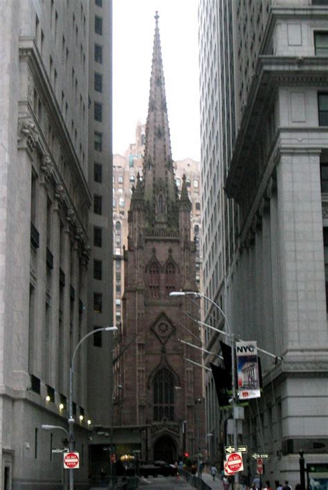 Maybe you would like to learn more about one of these? NYC - FiDi: Trinity Church | Trinity Church, prominently ...