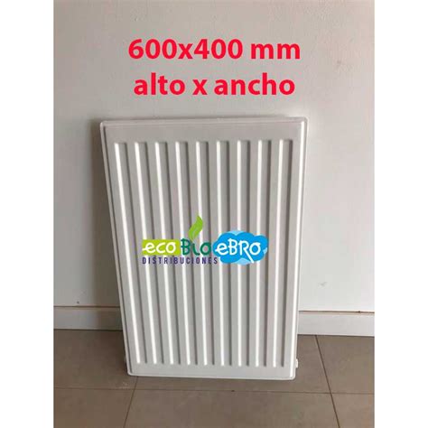 RADIADOR PANEL SIMPLE RAYCO MODELO 10/6 (600x400) mm - Ecobioebro