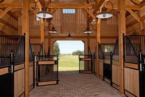 Timber Frame Horse Barns