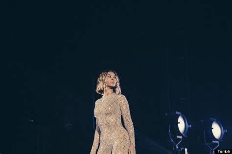 Beyonce Wears Sheer Dress Nude Bodysuit In Sizzling New Tumblr Photos HuffPost