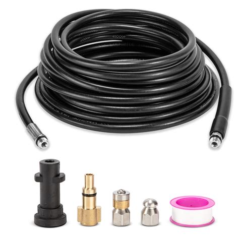 Buy 10m High Pressure Washer Drain Pipe Hose Cleaning Kit With Jet