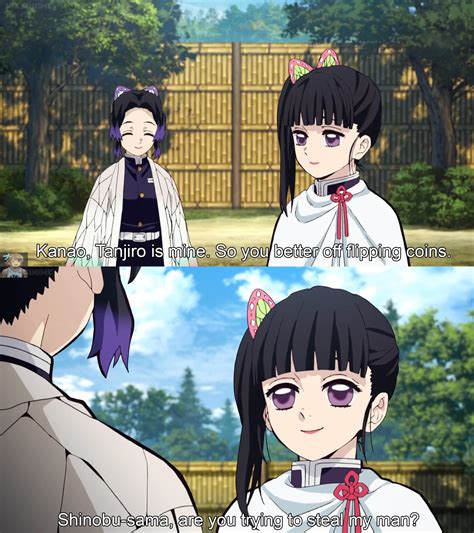 Ohoho~ Fighting over Tanjiro's heart, eyyy? : r/KimetsuNoYaiba