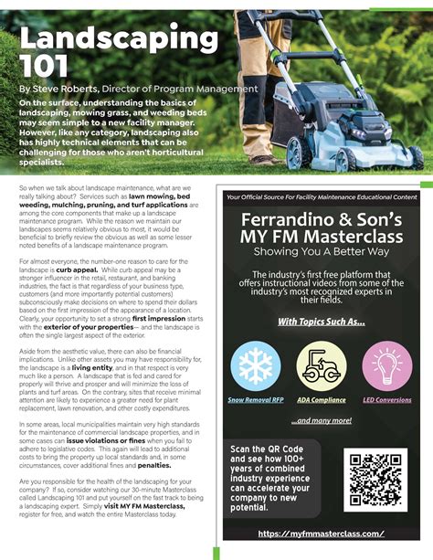 Landscaping 101 Article – My FM Masterclass