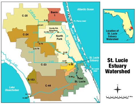 St Lucie River Wikipedia Street Map Of Stuart Florida Free