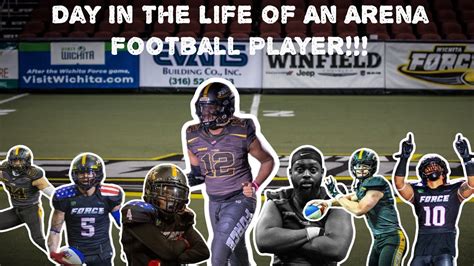 Day in the life of an arena football player!!!