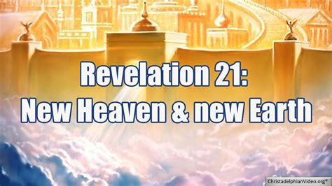 A New Heaven And New Earth Revelation 21 New Earth Revelation 21