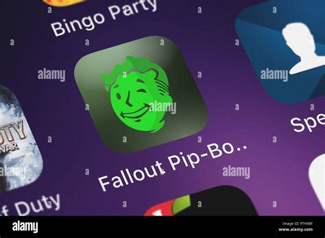 London United Kingdom October 09 2018 Screenshot Of Bethesda S Mobile App Fallout Pip Boy