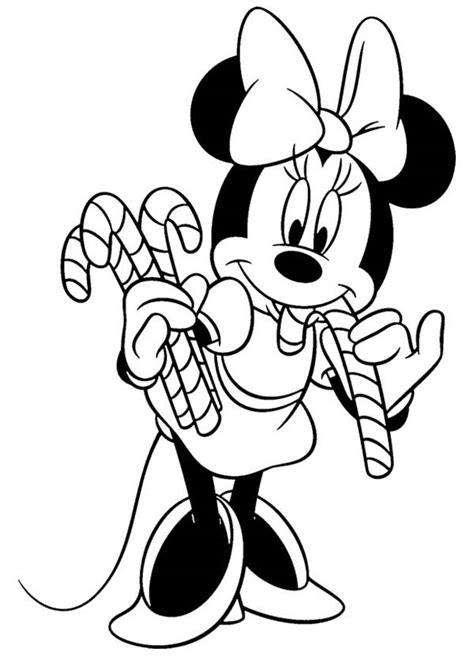 Little, yellow, one or two eyes and cylindrical creatures. Mickey And Minnie Christmas Coloring Pages - Coloring Home