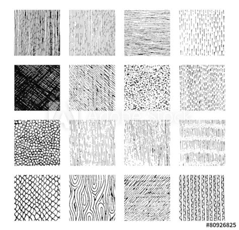 Vector Texture By Ink Pen Stripes Circles Dashes Hatching Stock Image And Royalty Free