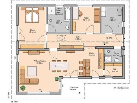 Rollstuhlgerecht bauen & für die zukunft vorsorgen: Bungalow Vita Pult von Kern-Haus | Versetztes Pultdach ...