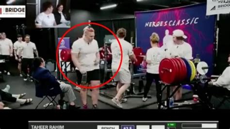 bearded man avi silverberg smashes women s weightlighting record held by transgender lifter anne