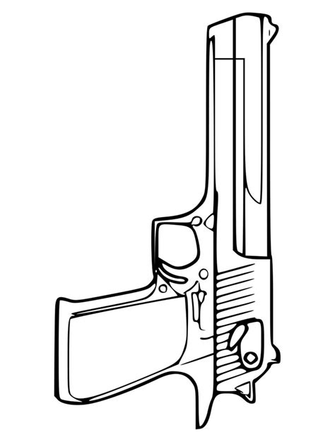 Coloring pages to download and print. Free Gun coloring pages. Download and print Gun coloring pages